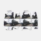  treinmachinist bedankdoosjes (Uitgevouwen)