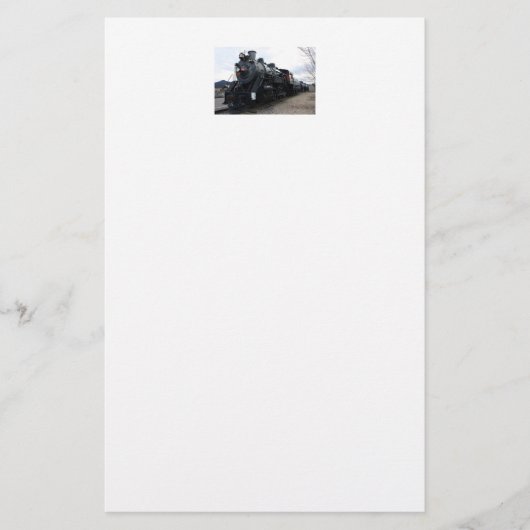  treinmachinist briefpapier (Voorkant)