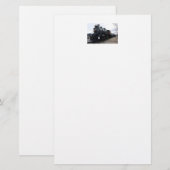  treinmachinist briefpapier (Voorkant / Achterkant)