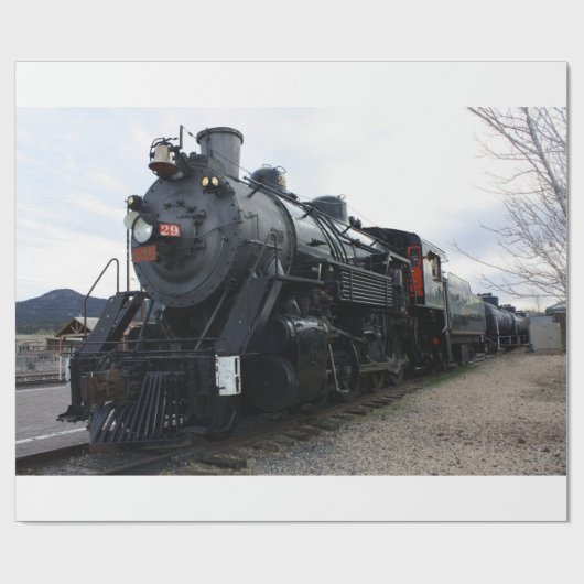 treinmachinist cadeaupapier (Vlak)