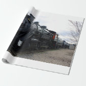  treinmachinist cadeaupapier (Uitgerold)