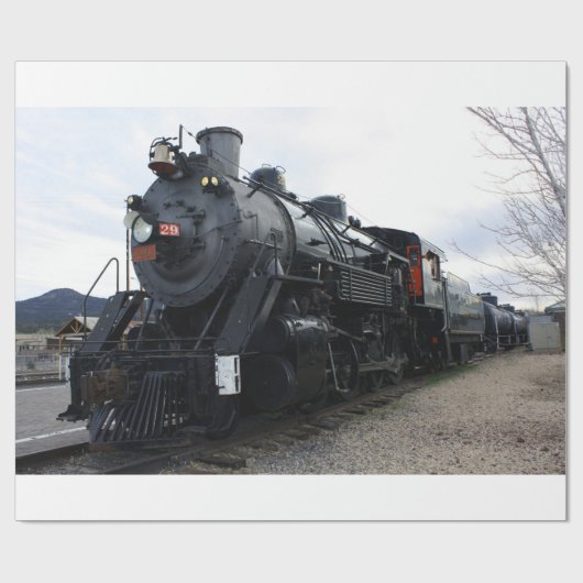 treinmachinist cadeaupapier (Vlak)