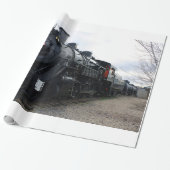  treinmachinist cadeaupapier (Uitgerold)