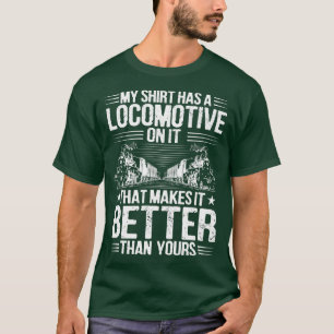 Treinmachinist Locomotief Engineer Gift Cadeau T-shirt