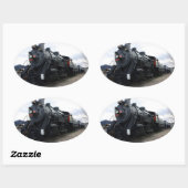  treinmachinist ovale sticker (Vel)