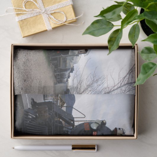 treinmachinist tissuepapier (Geschenk)