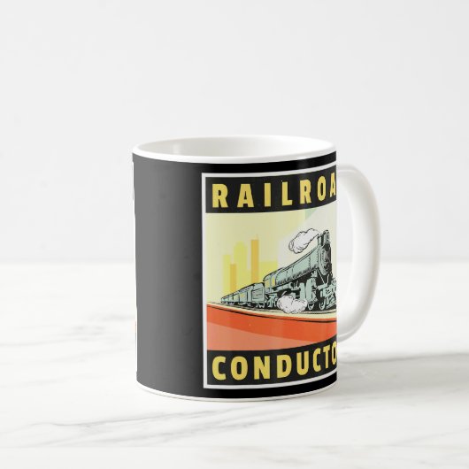 Treinmachinist treinkaartje Con Koffiemok (Voorkant rechts)