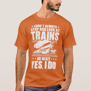 Treinmachinist treinmachinist machinist locomotief t-shirt