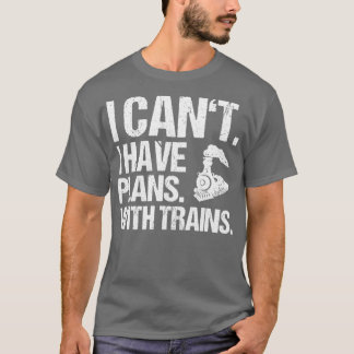 Treinmachinist treinmachinist machinist locomotief t-shirt
