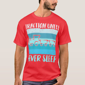 treinmachinist voor treinspoor 29 t-shirt