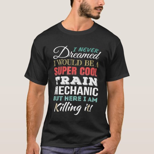 Treinmechanische waardering t-shirt (Voorkant)