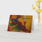 Treinmetafoor-stoomplaat van treinen kaart (Gele Bloem)