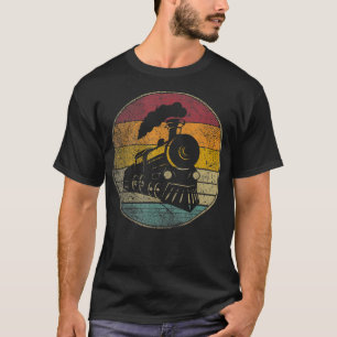 Treinmodel locomotief met cadeau voor Shirt retro 