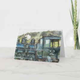 Treinmotor Art Kaart