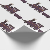 Treinmotor Cadeaupapier (Hoek)