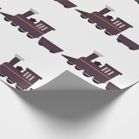 Treinmotor Cadeaupapier (Hoek)