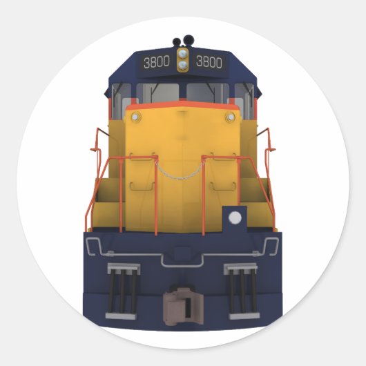 Treinmotor: Chesapeake Color Scheme: Ronde Sticker (Voorkant)