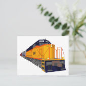 Treinmotor: Klassiek kleurenschema: Briefkaart (Staand voorkant)