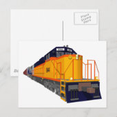 Treinmotor: Klassiek kleurenschema: Briefkaart (Voorkant / Achterkant)