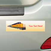 Treinmotor: Klassiek kleurenschema: Bumpersticker (Op auto)