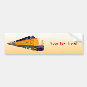 Treinmotor: Klassiek kleurenschema: Bumpersticker