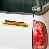 Treinmotor: Klassiek kleurenschema: Bumpersticker (Op Truck)