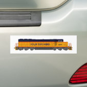 Treinmotor: Klassiek kleurenschema: Bumpersticker (Op auto)