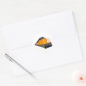 Treinmotor: Klassiek kleurenschema: Ronde Sticker (Envelop)