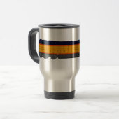 Treinmotor: Klassiek kleurenschema: Travel Mug Reisbeker (Voorkant links)