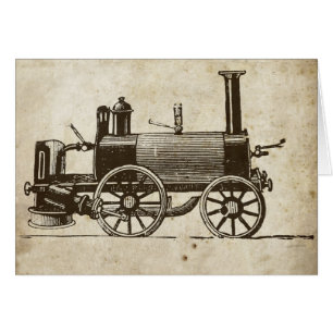 Treinmotor met Antiek Speelgoed