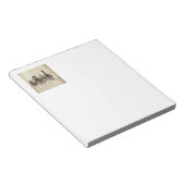 Treinmotor met Antiek Speelgoed Notitieblok (Schuin)