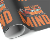 Treinmotor met locomotief cadeaupapier (Rol Hoek)