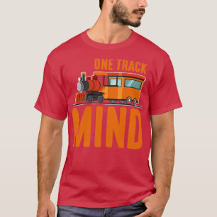 Treinmotor met locomotief t-shirt