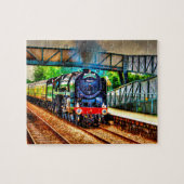 Treinmotor met stoomaandrijving legpuzzel (Horizontaal)