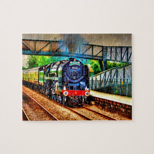 Treinmotor met stoomaandrijving legpuzzel (Horizontaal)