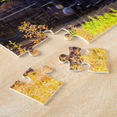 Treinmotor met stoomaandrijving legpuzzel (Zijkant)