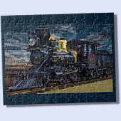 Treinmotor met stoomaandrijving legpuzzel