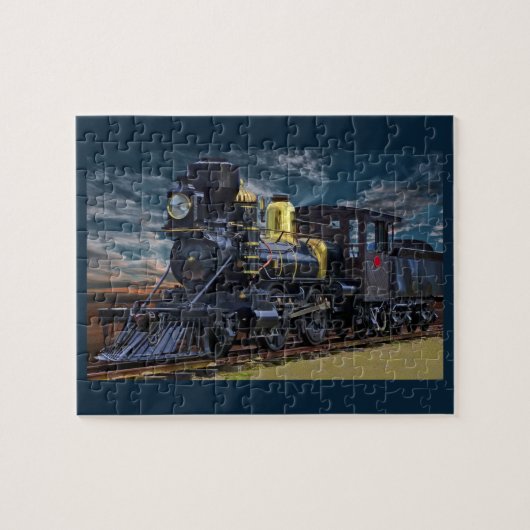 Treinmotor met stoomaandrijving legpuzzel (Horizontaal)