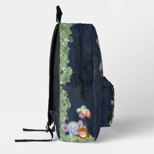 Treinmotor schattig bedrukte rugzak (Links)