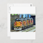 Treinmotoren Briefkaart (Voorkant / Achterkant)