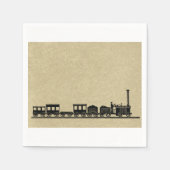  treinpapieren servetten (Voorkant)