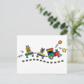 Treinpartij Briefkaart (Staand voorkant)