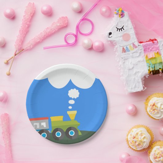 Treinpartij Papieren Bordje (Feest)