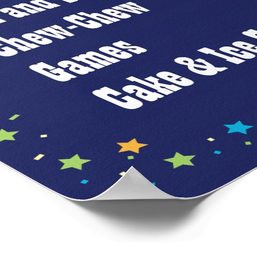 Treinpartijschema Poster (Hoek)