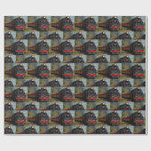 Treinpatroon cadeaupapier (Vlak)