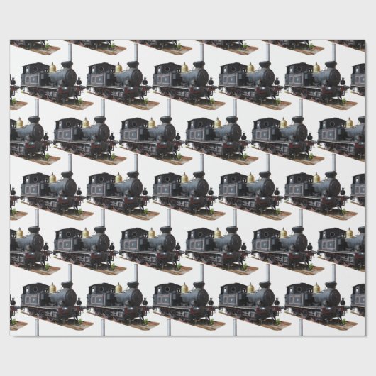  treinpatroon cadeaupapier (Vlak)