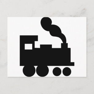 treinpictogram briefkaart
