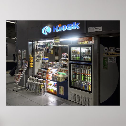 TREINPLATTE KIOSK - JAPAN POSTER (Voorkant)