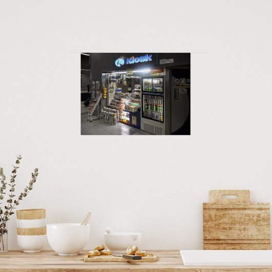 TREINPLATTE KIOSK - JAPAN POSTER (Keuken)