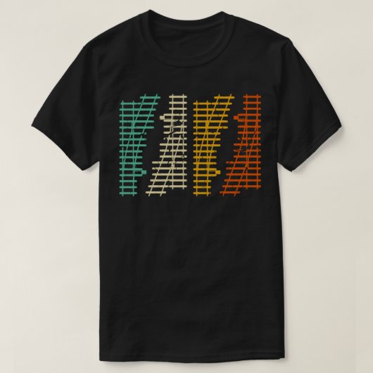 treinrailmodellocomotiefspoorweg t-shirt (Design voorkant)